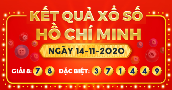 Kết quả xổ số TP.Hồ Chí Minh ngày 14/11/2020