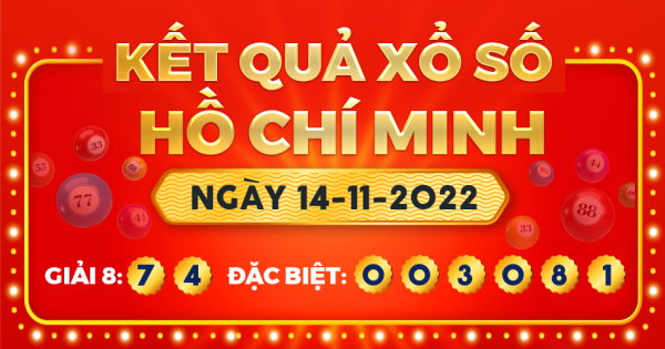 Kết quả xổ số TP.Hồ Chí Minh ngày 14/11/2022
