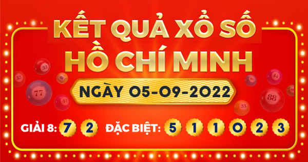 Kết quả xổ số TP.Hồ Chí Minh ngày 5/9/2022